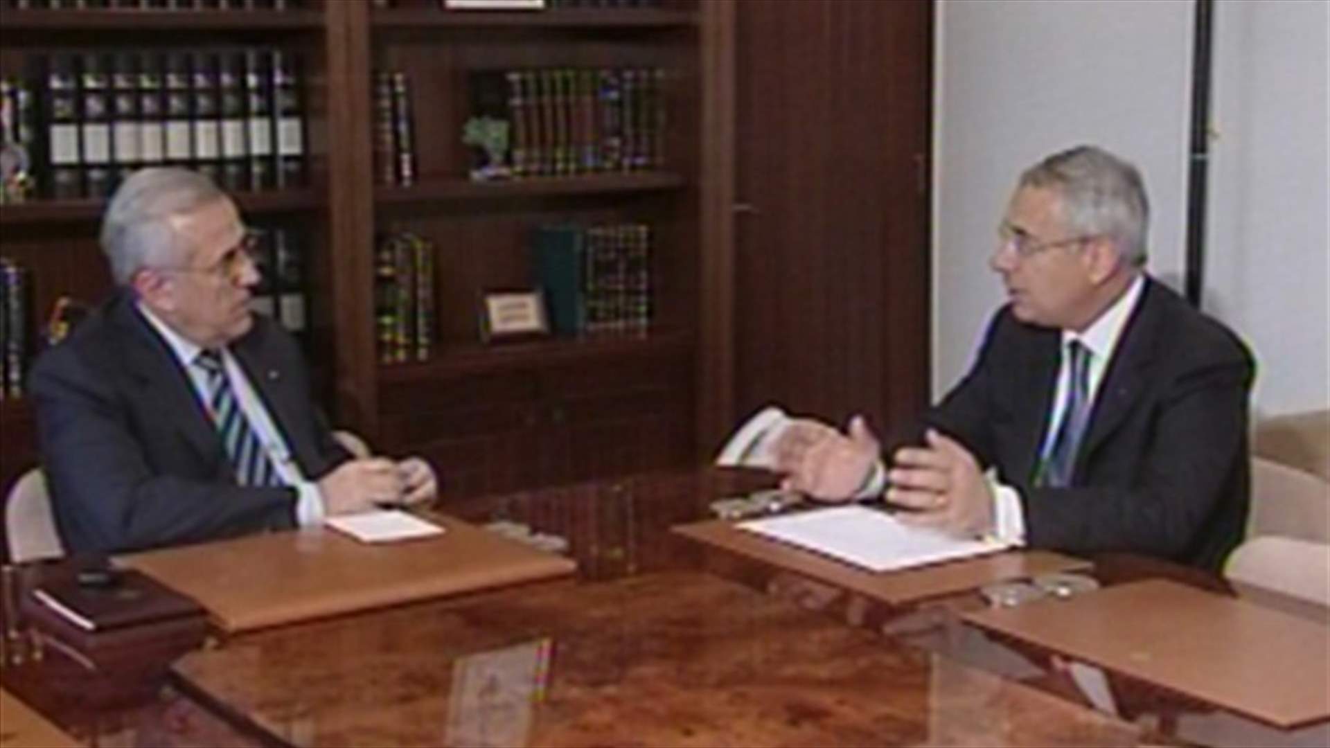 Sleiman meets with Judge Fahed, stresses need to intensify judicial work