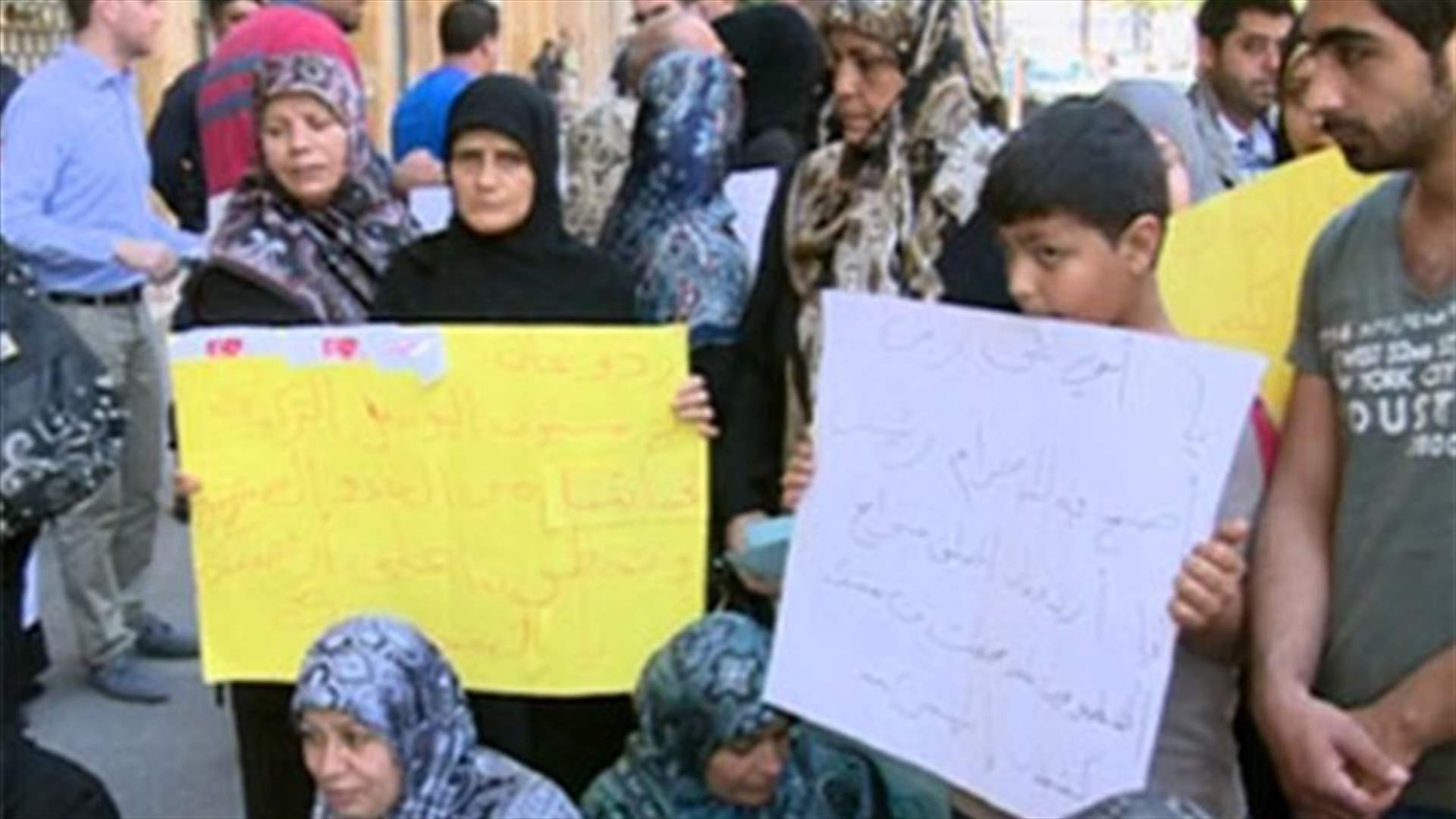  اهالي مخطوفي اعزاز يدعون للاعتصام في 1 ايار 