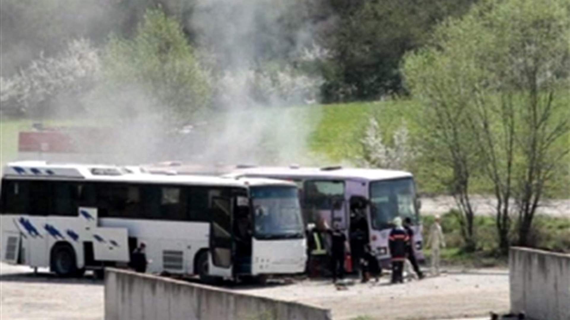 Bulgaria stages Burgas bus explosion reenactment
