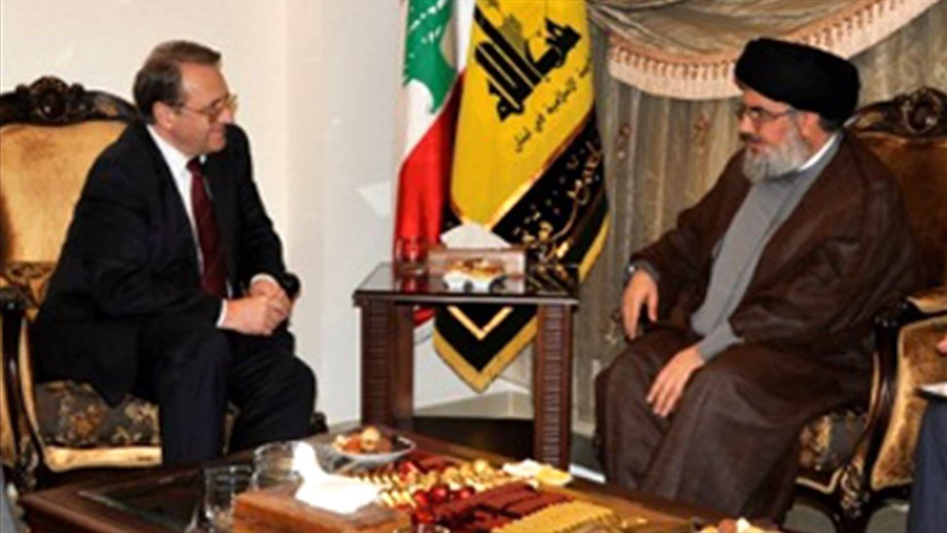 Bogdanov, Nasrallah meet, discuss regional developments