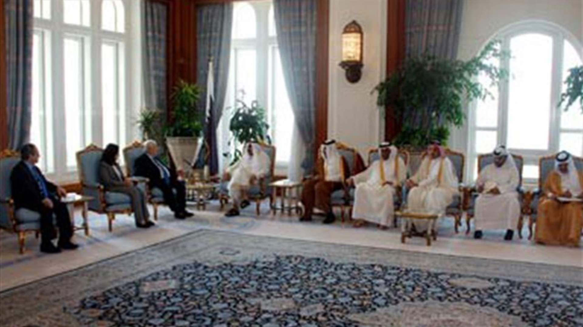 المعلم التقى أمير قطر...وتأكيد على حفظ أمن سوريا واستقرارها