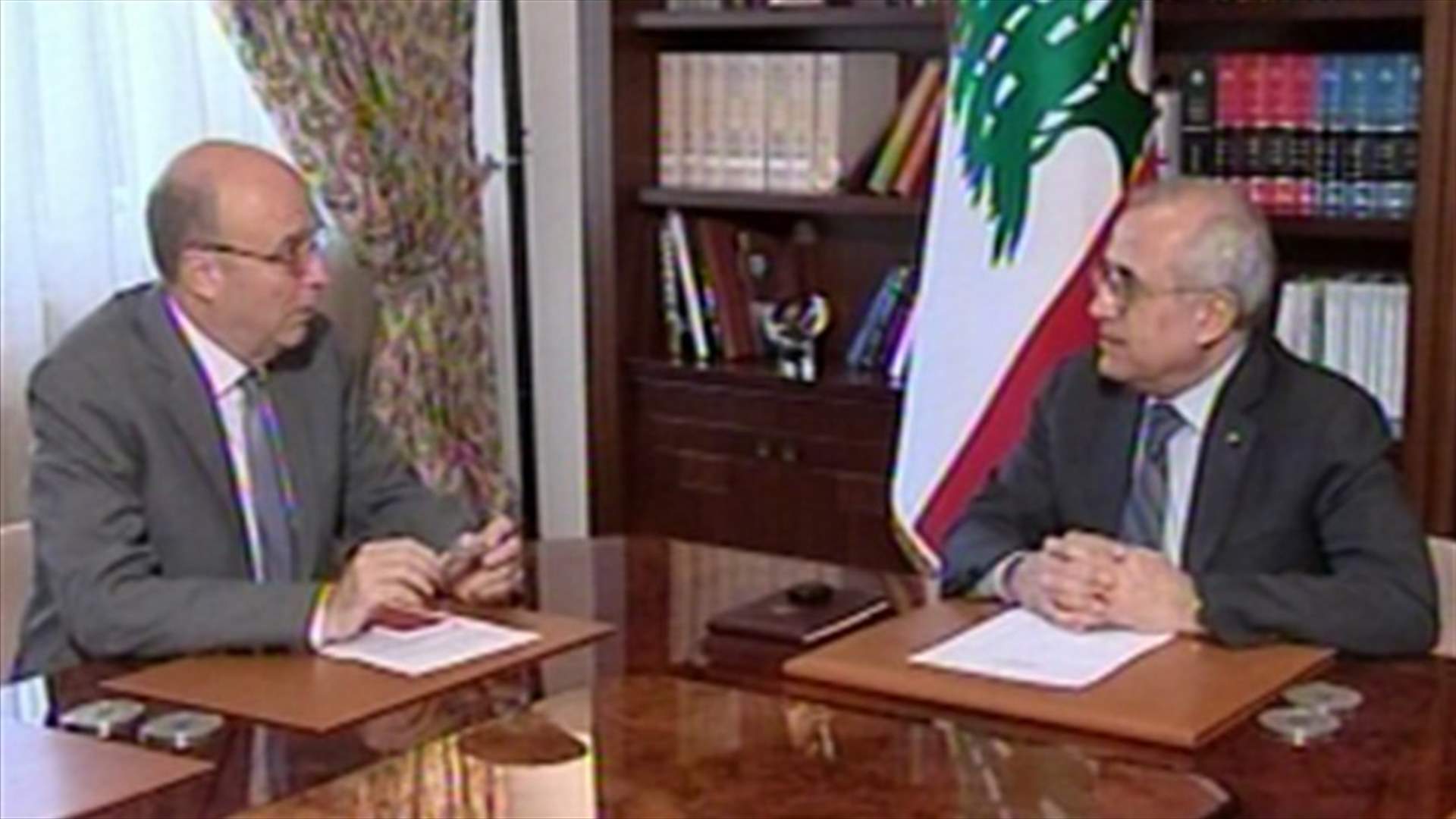 سليمان بحث وبلامبلي الخروقات الاسرائيلية على لبنان