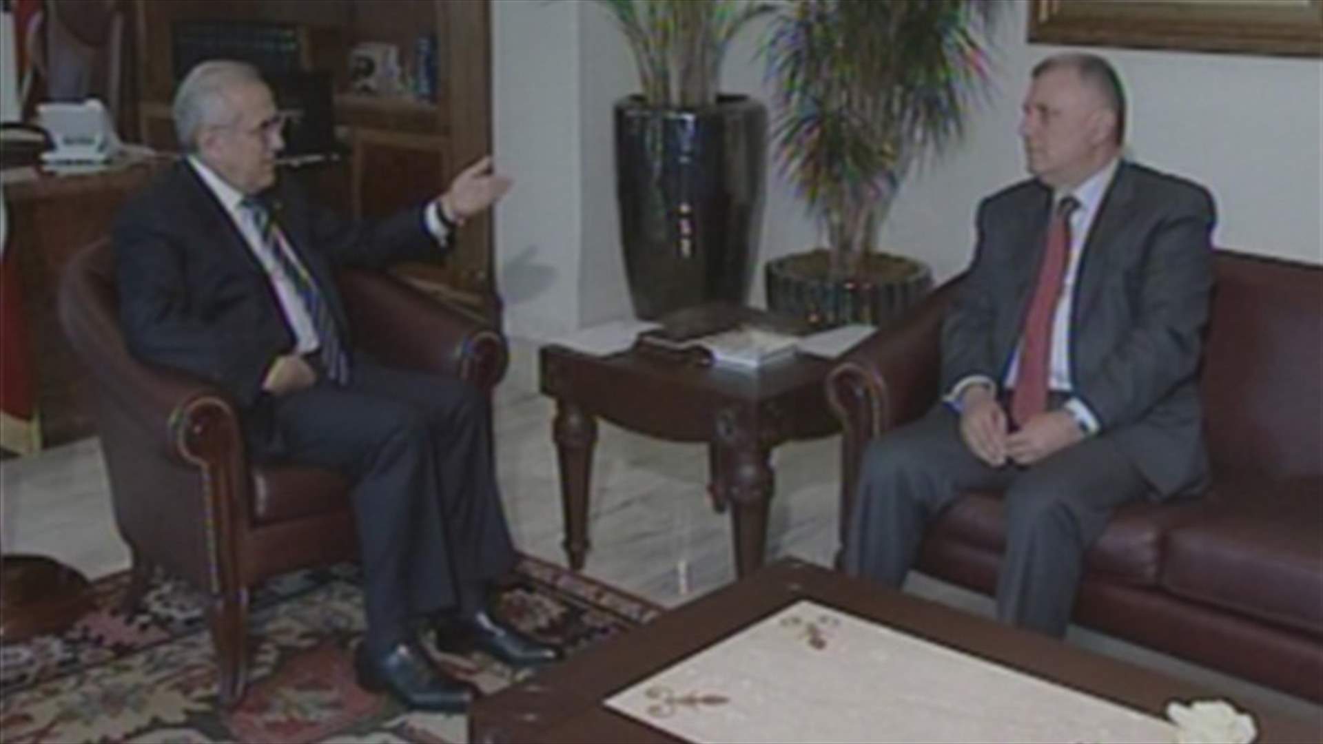 Sleiman meets with General Security Chief Major General Ibrahim