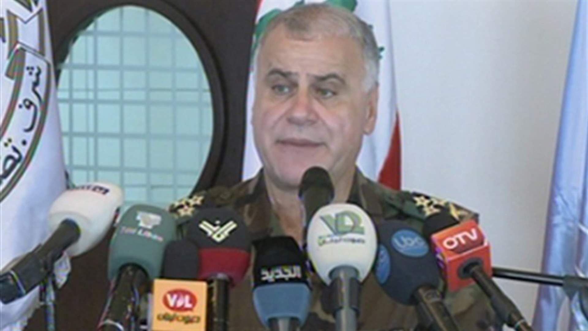 قهوجي: لبنان يواجه تحديات أمنية لتمرير الفتنة السورية إليه
