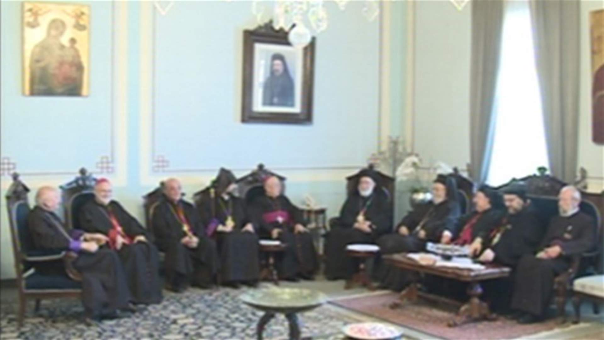 Metropolitan Aoude, Beirut bishops discuss issue of Syrian clerics abduction