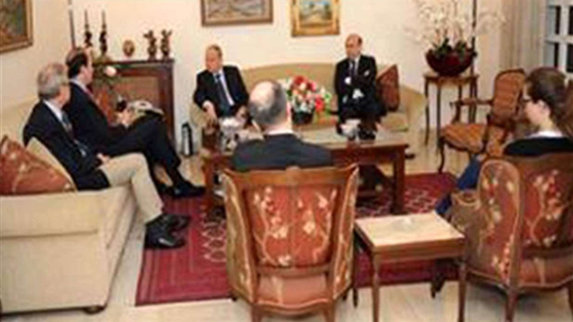 MP Aoun meets with Giroux, ambassador Paoli