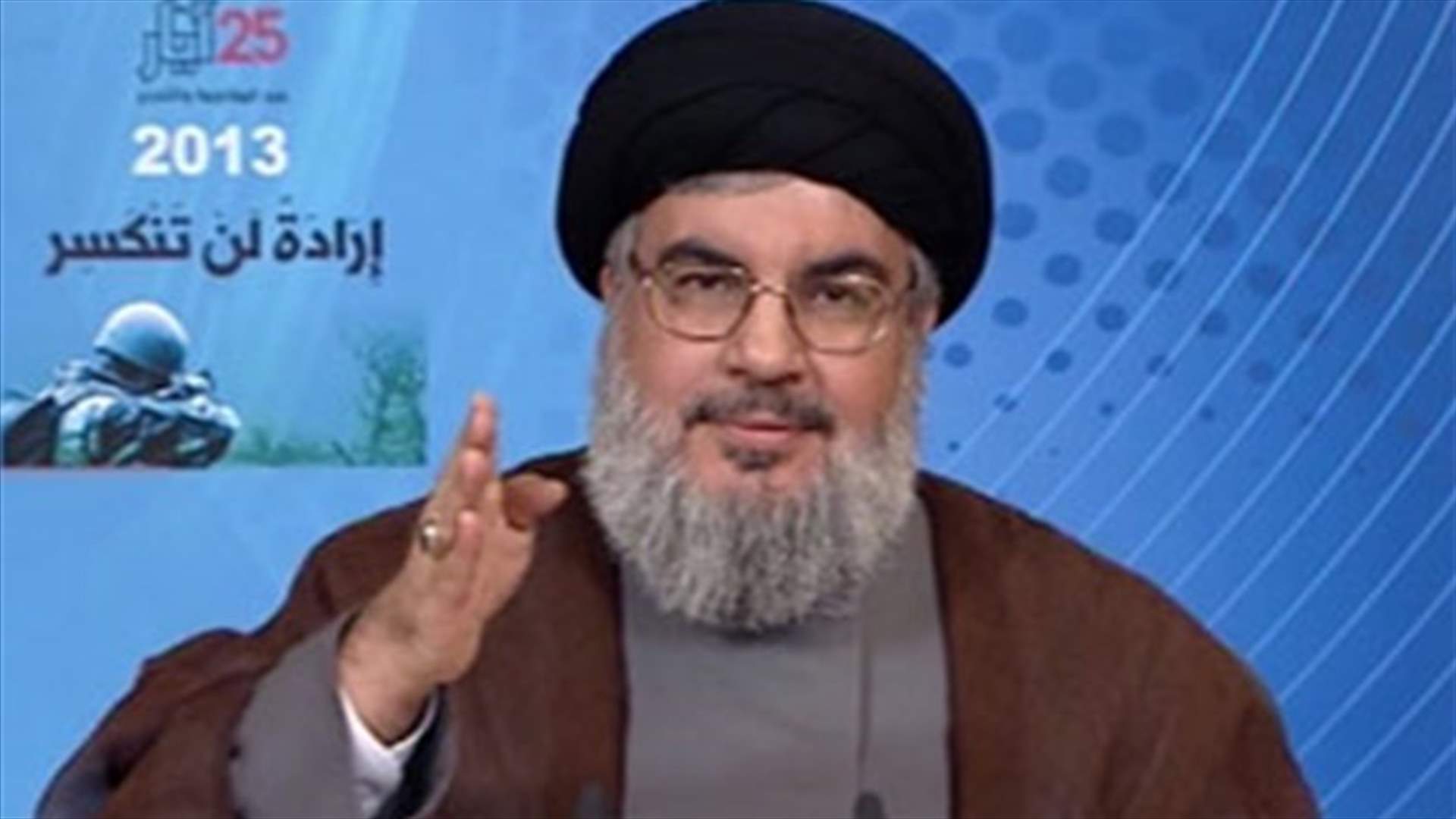 السيد نصرالله: :فلنحيِّد لبنان ونتقاتل في سوريا