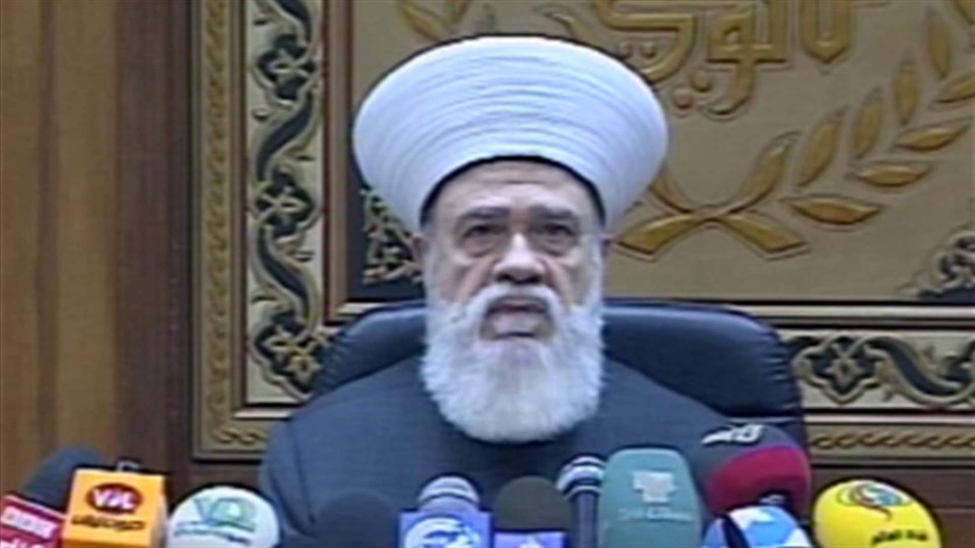  المفتي قباني : الدولة تتحمل مسؤولية ما يجري بطرابلس   