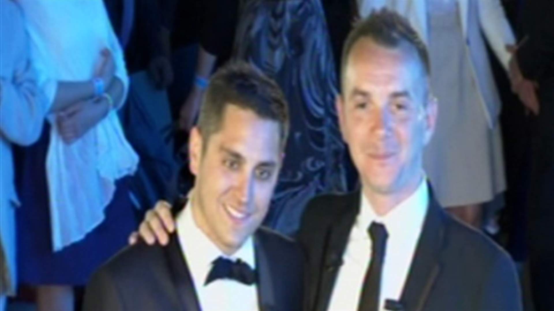 Vincent and Bruno tie the knot in France's first gay wedding