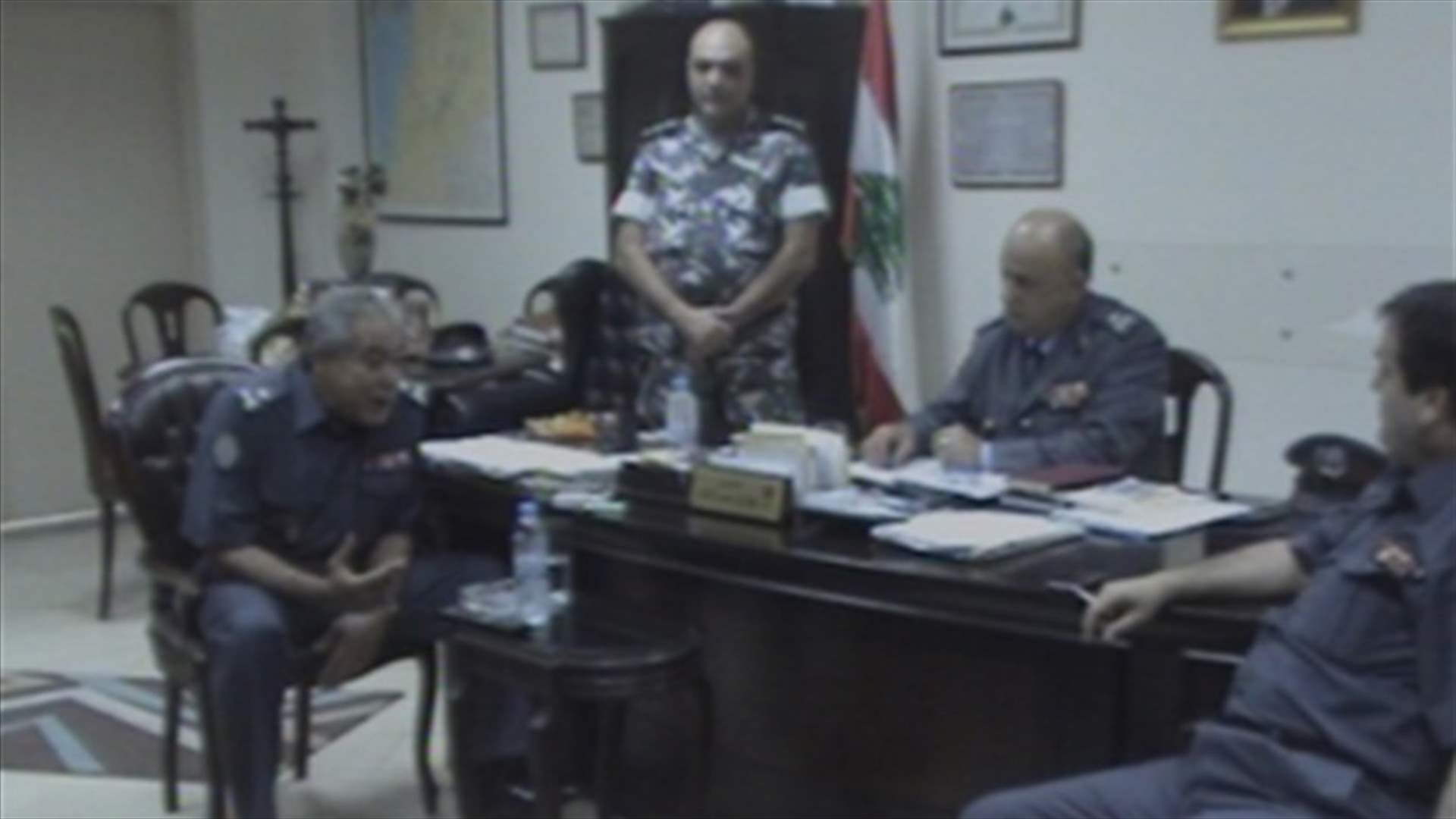 General Douaihy presides over security meeting in Sidon's Serail