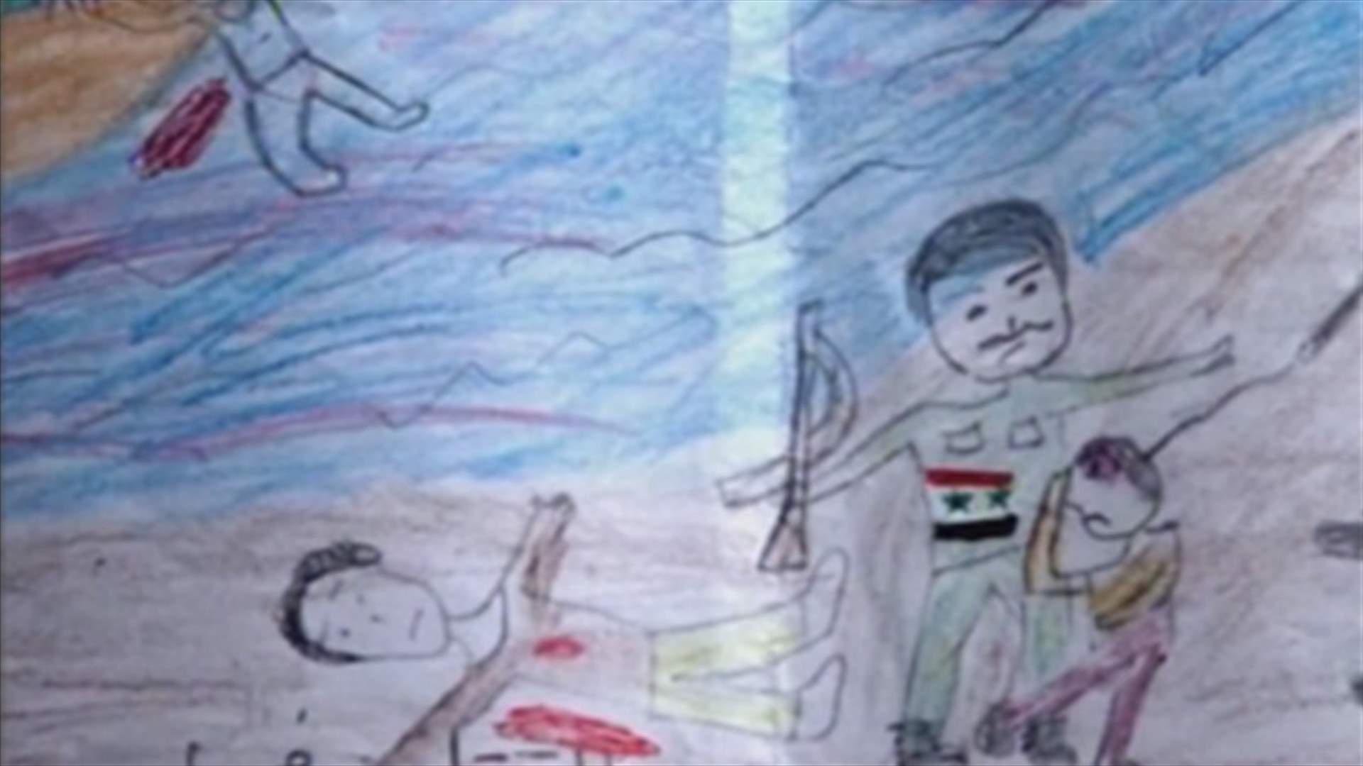 REPORT: Syrian children's drawings reveal the horror of war