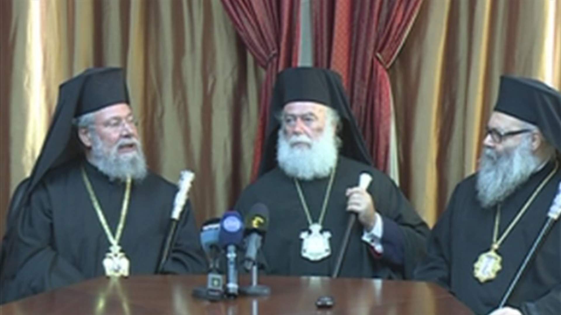 ثيوذوروس الثاني يدعو الى احلال السلام في المنطقة 