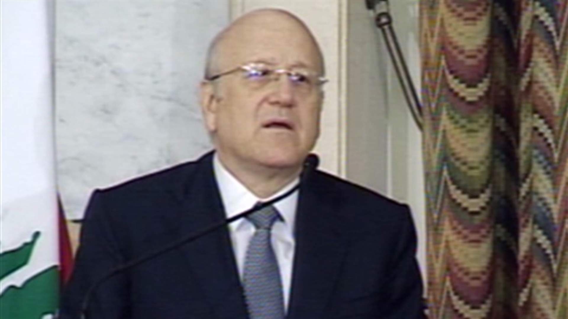Caretaker PM Mikati urges the swift formation of new government