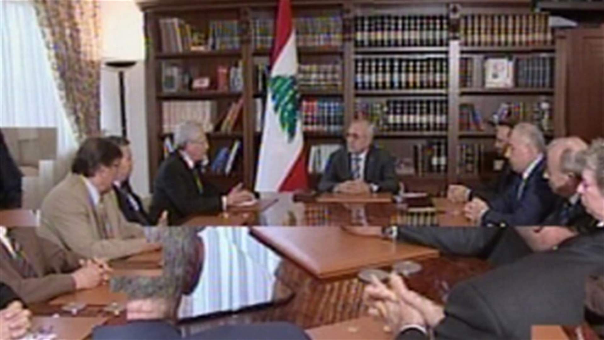 President Sleiman meets with GCC Ambassadors, discusses file of Syrian refugees