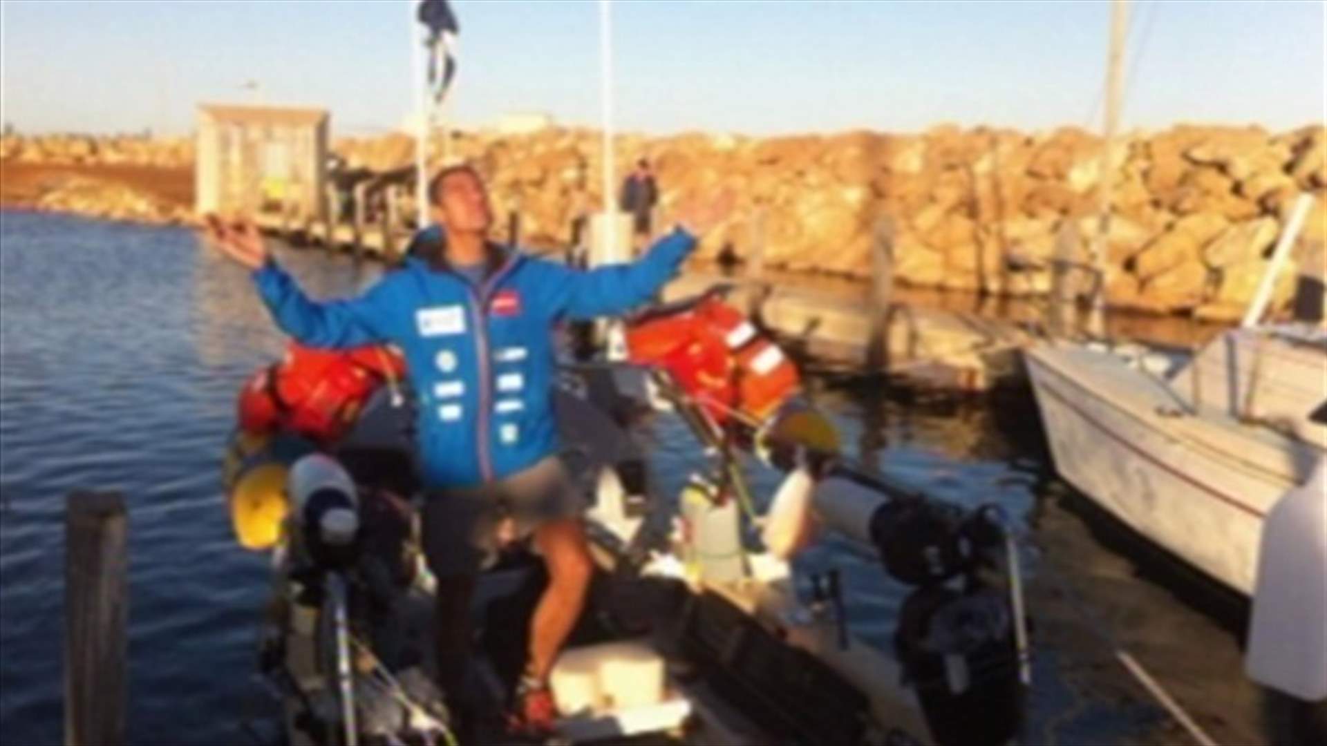 المغامر اللبناني مكسيم شعيا نحو انجاز جديد