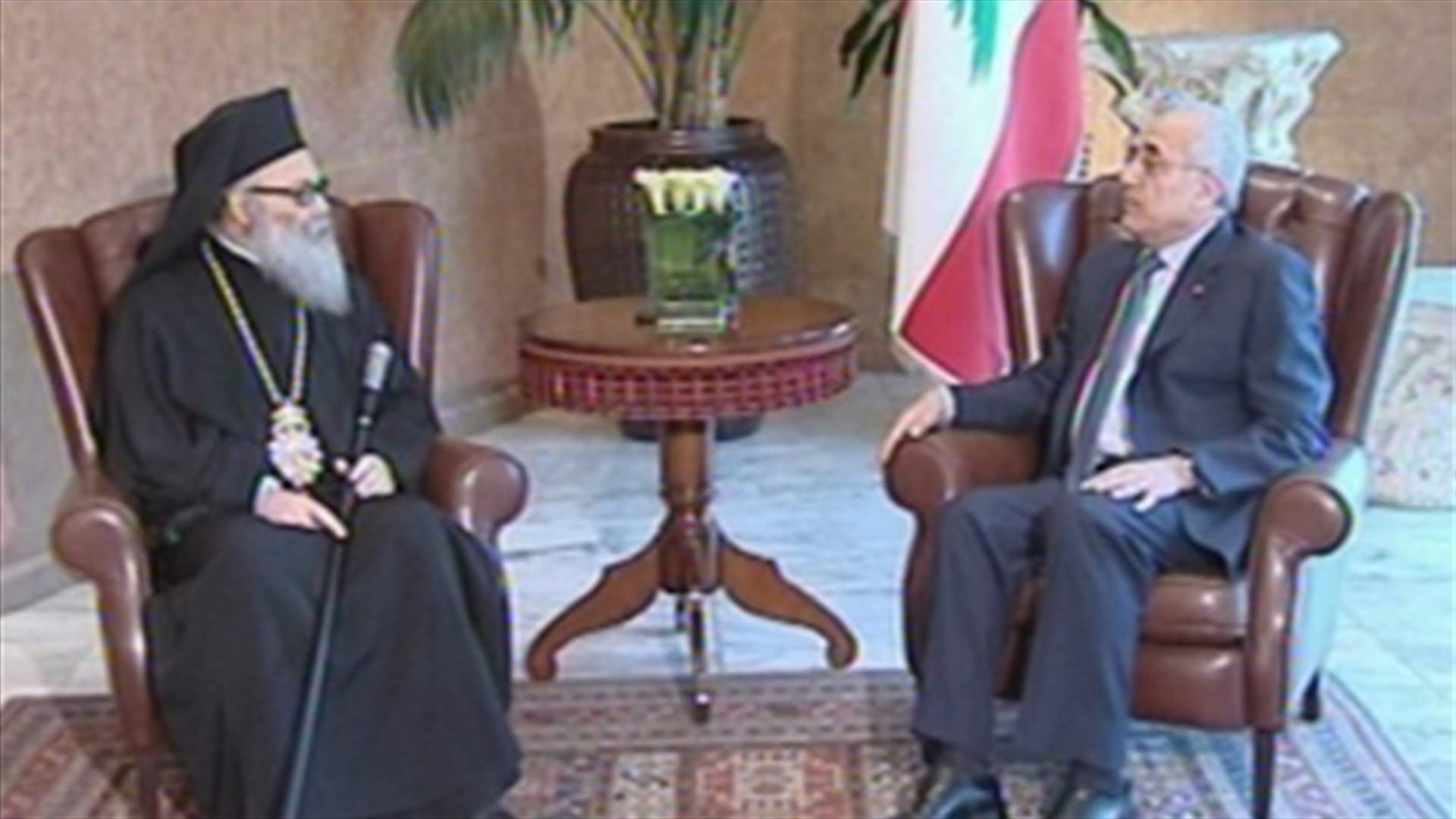 سليمان بحث مع يازجي في قضية المخطوفين بسوريا