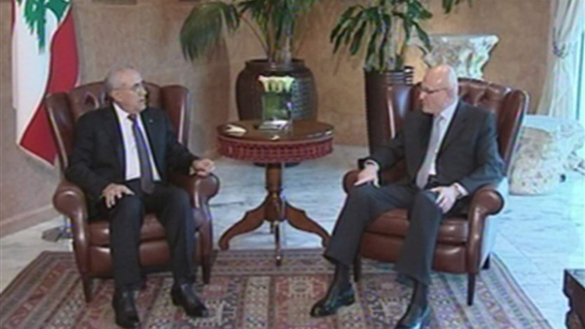 المشاورات بشأن تأليف الحكومة بين سليمان وسلام