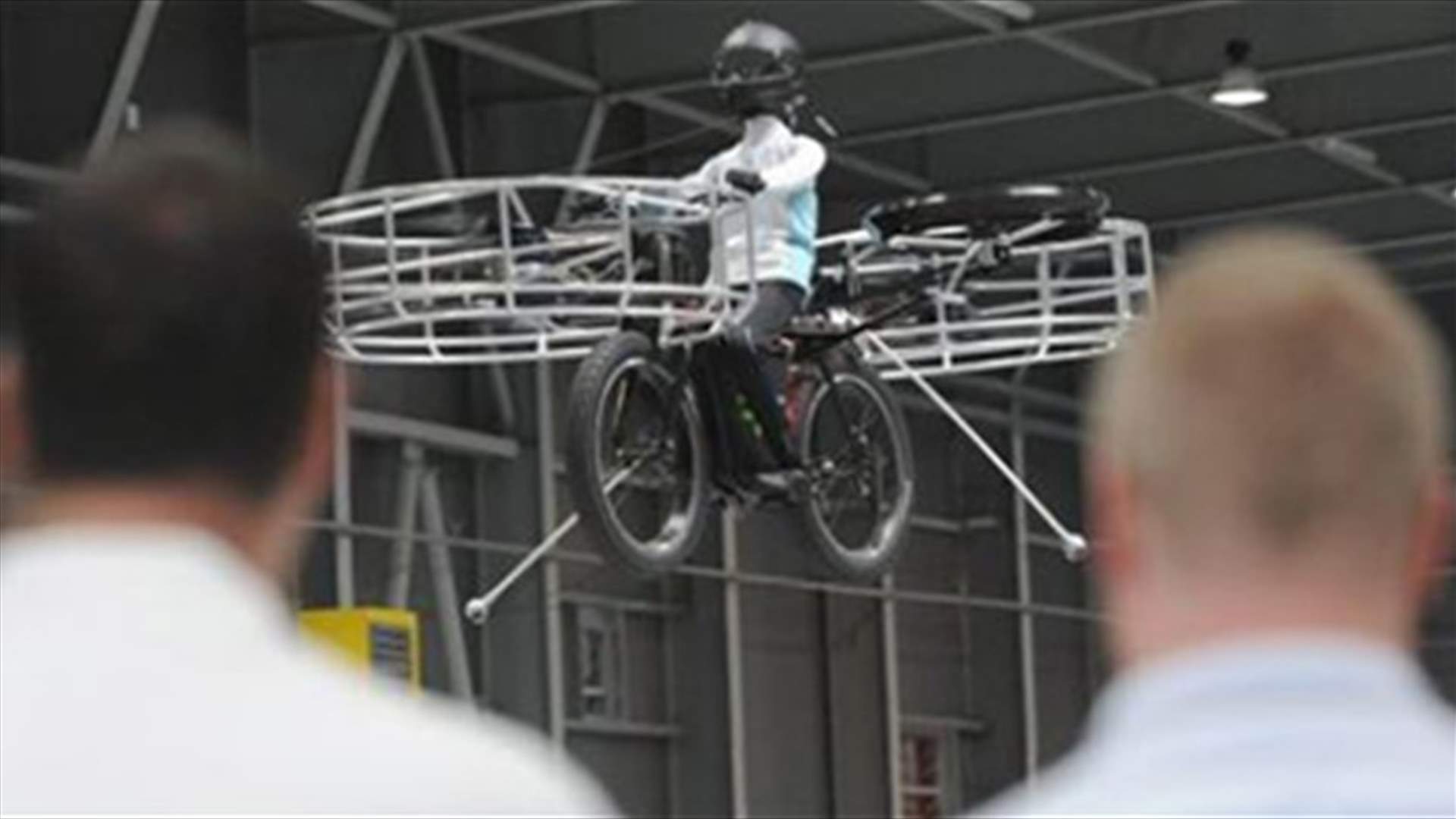 Companies display prototype of flying bike