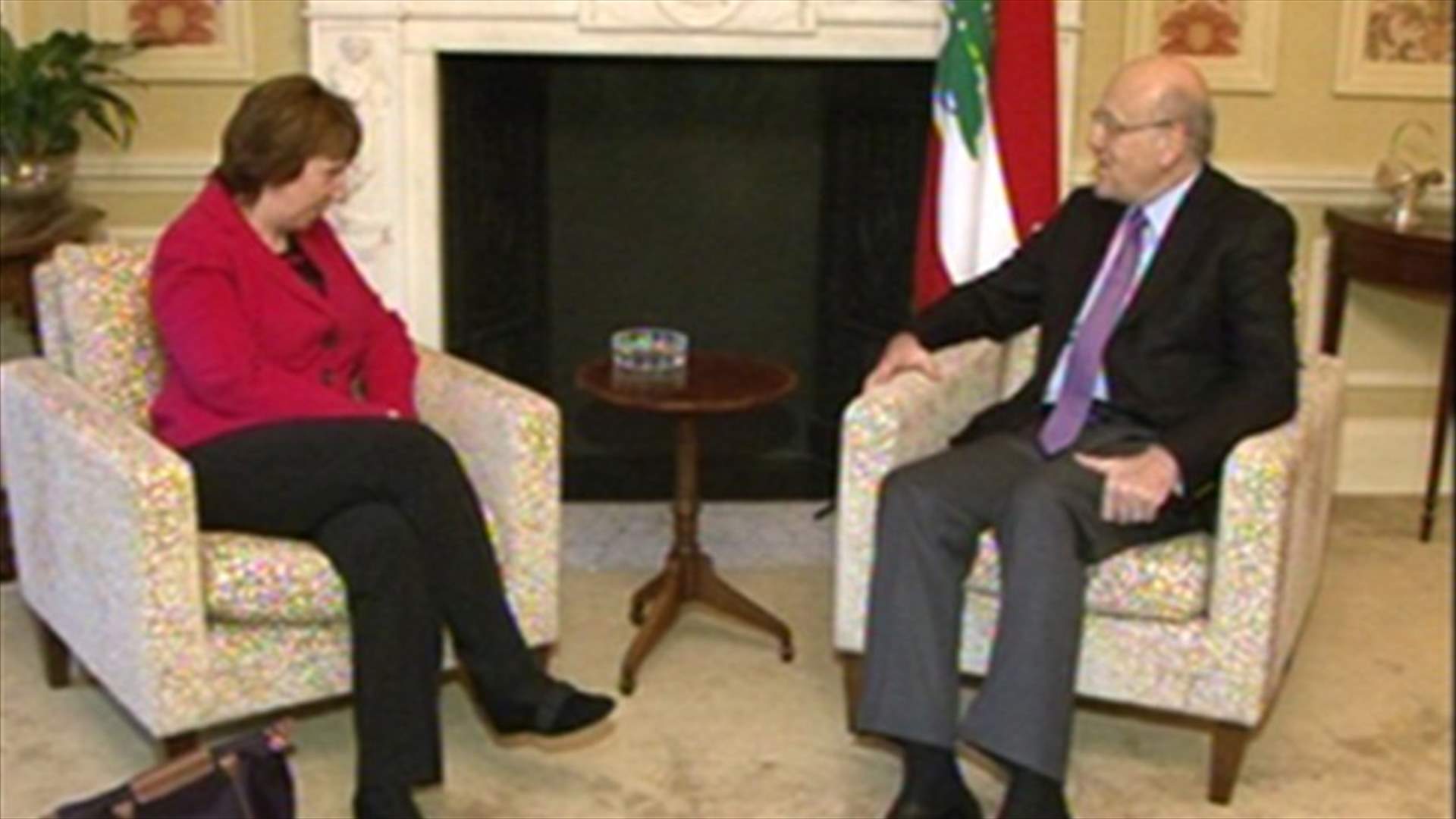 Mikati, Ashton share views on Mideast turmoil	