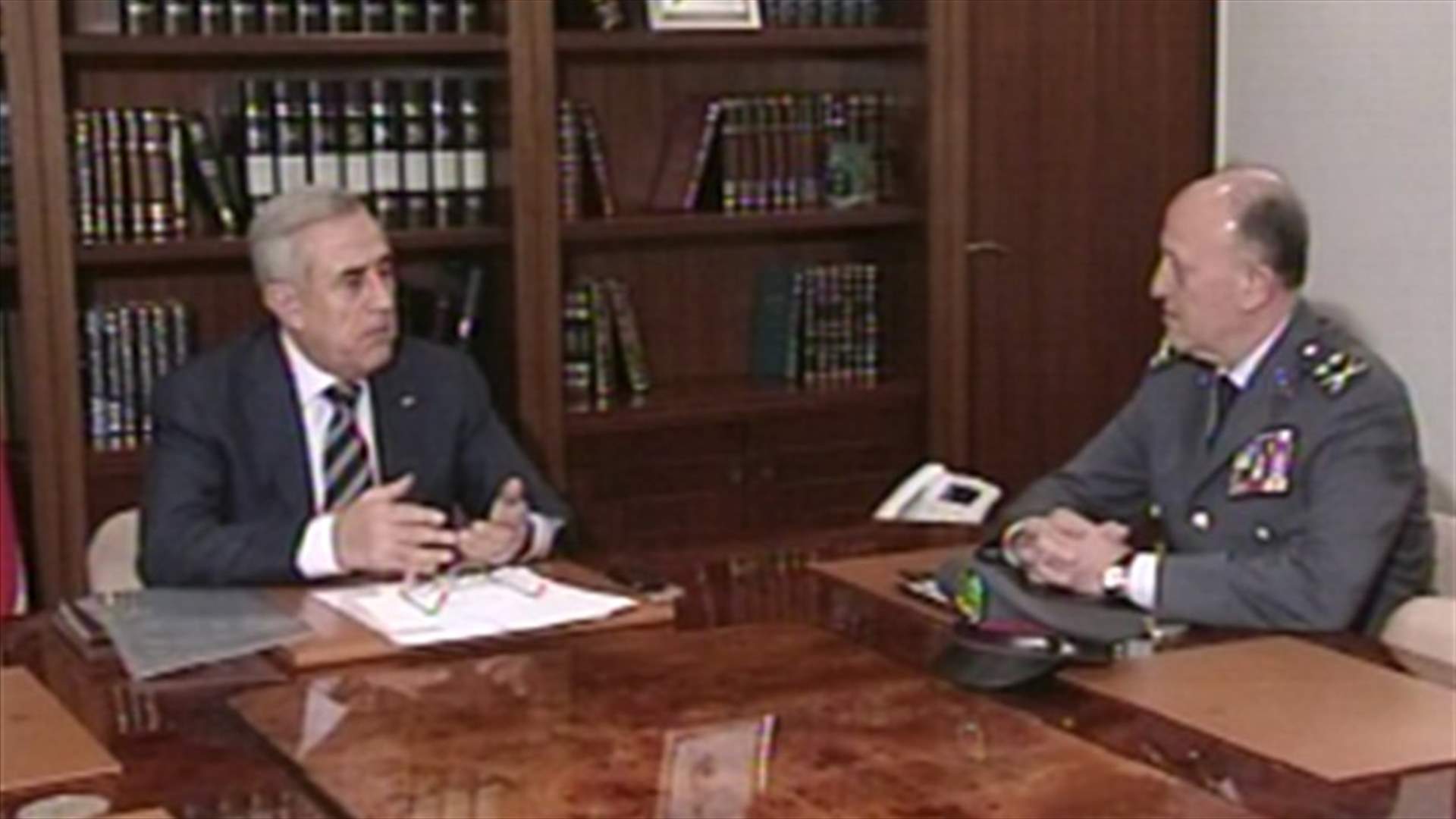 Sleiman calls on security forces to step-up efforts 