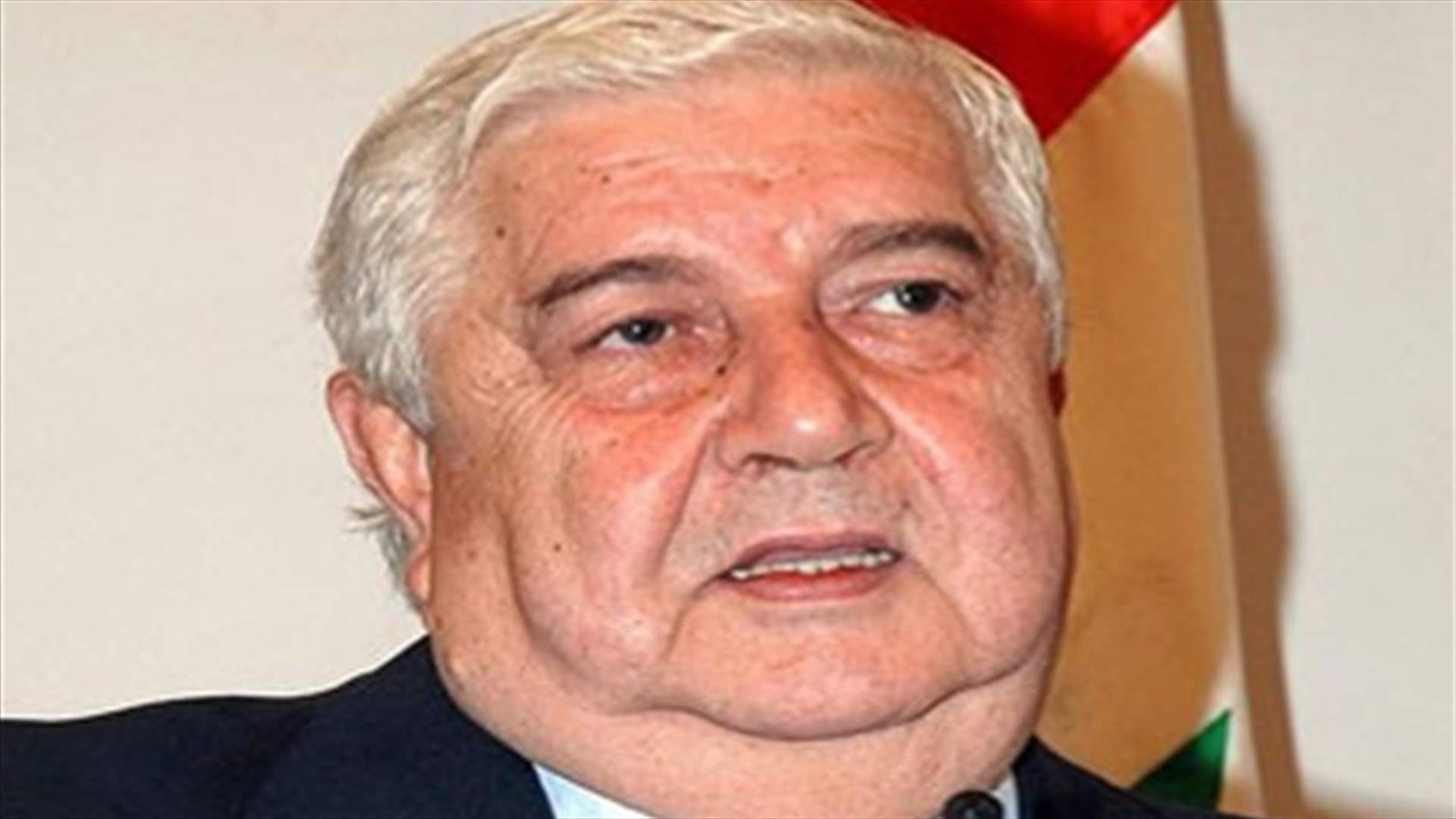 Syrian foreign minister Muallem says Libya scenario won't be repeated