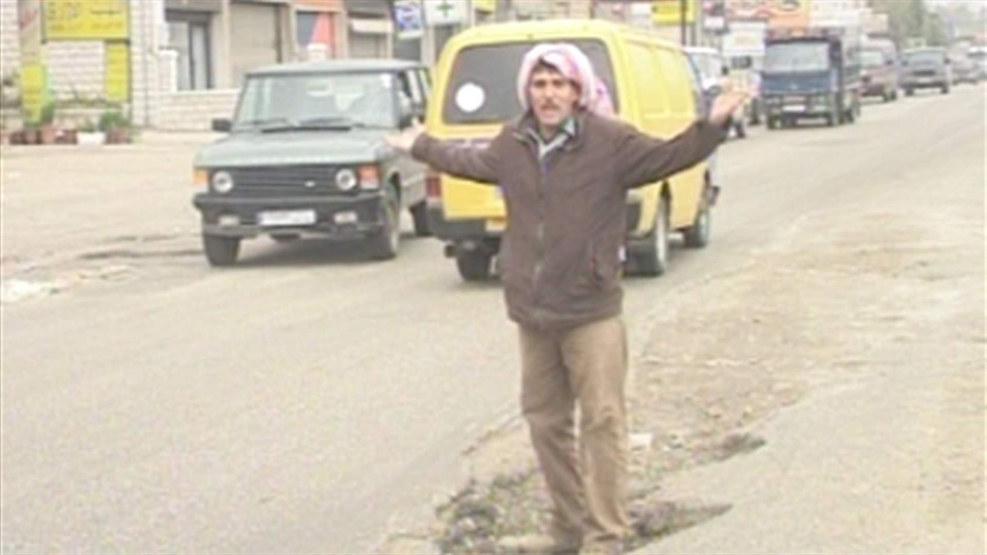 مشكلة مزمنة يواجهها سالكو طريق الفرزل- زحلة- بعلبك الدولية