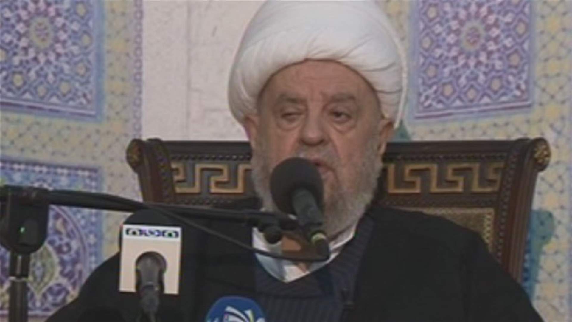 قبلان في عيد الاضحى: لانتخاب رئيس للجمهورية متوافق عليه