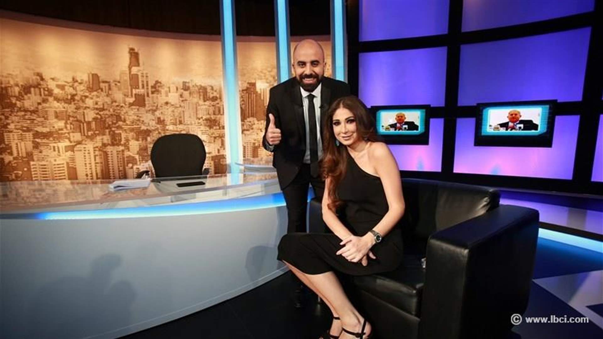 سهم ديما صادق يصيب هشام حدّاد في #لهون_وبس على الــ LBCI