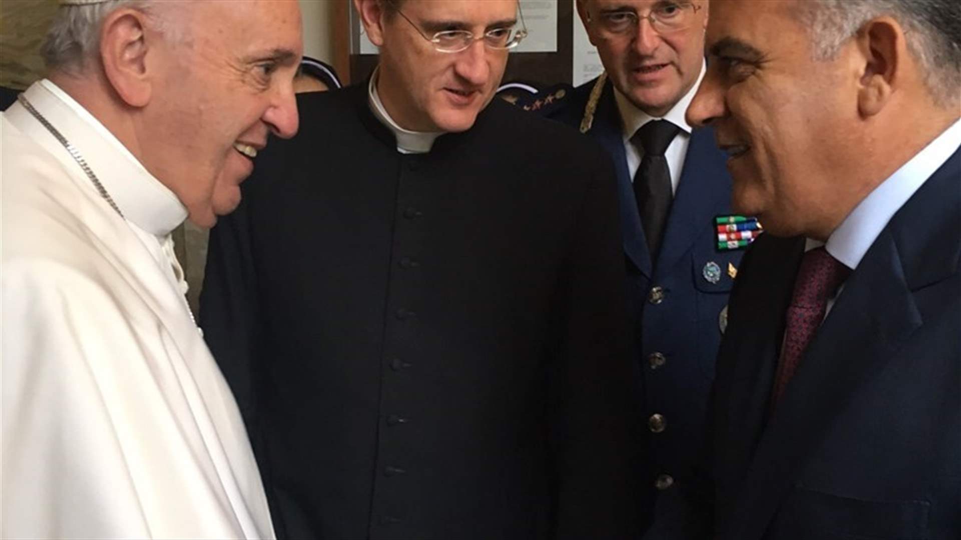 Pope Francis receives Maj. Gen. Ibrahim, discusses with him Lebanese affairs 
