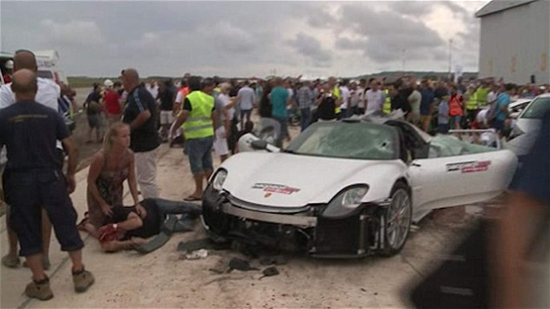 [VIDEO] Millionaire Skids Into Crowd With His Porsche, Injures 26 Rally Spectators 