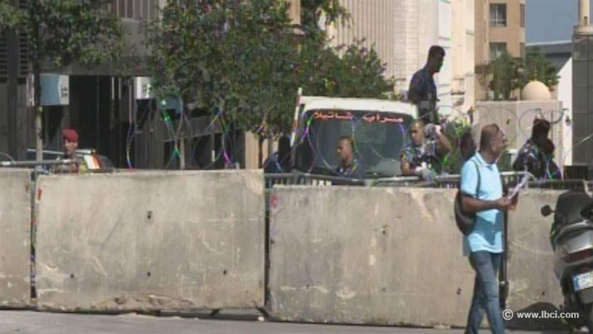All roads leading Martyrs’ Square blocked 