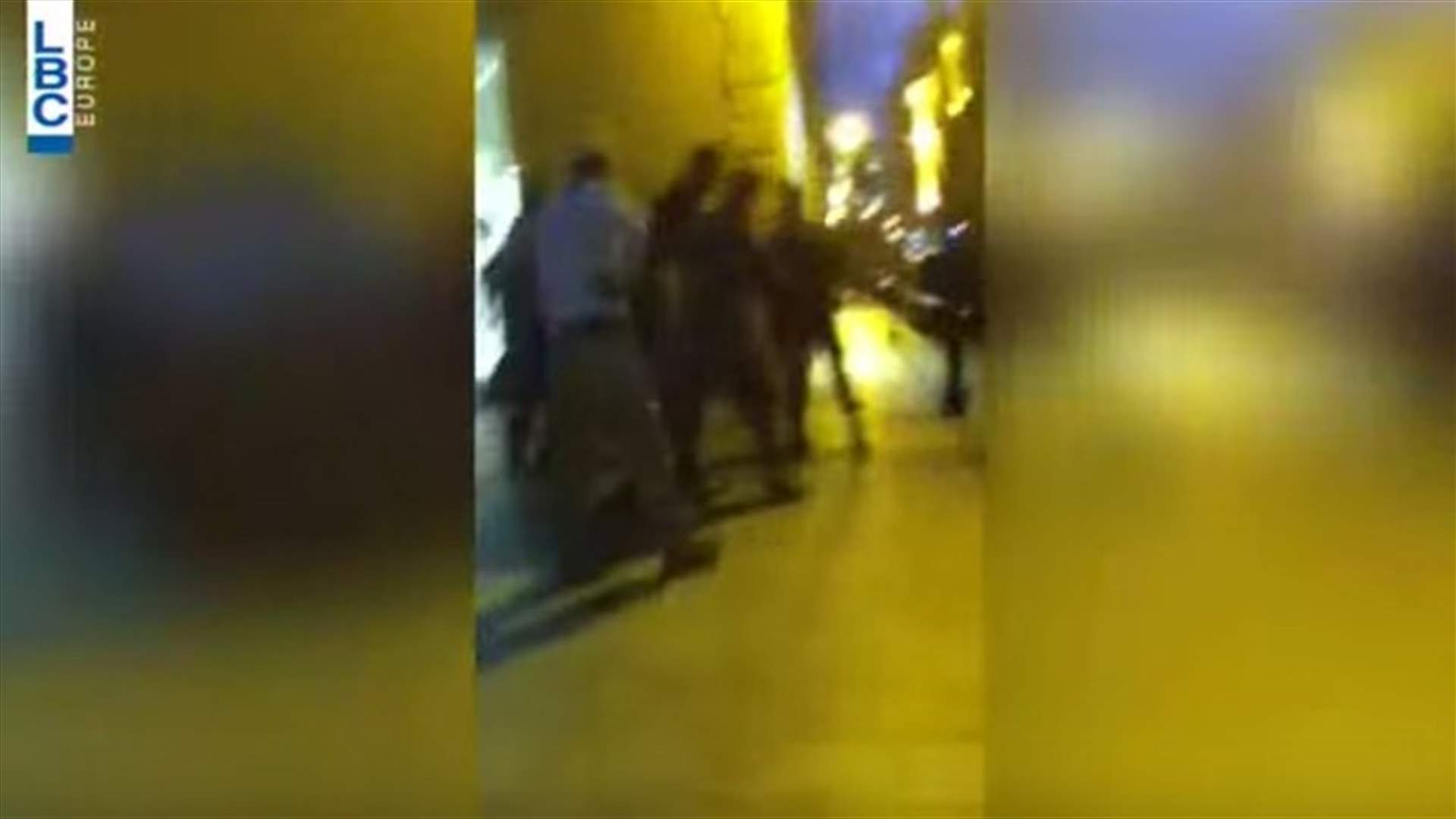 Video depicting security forces while beating civil society activist 