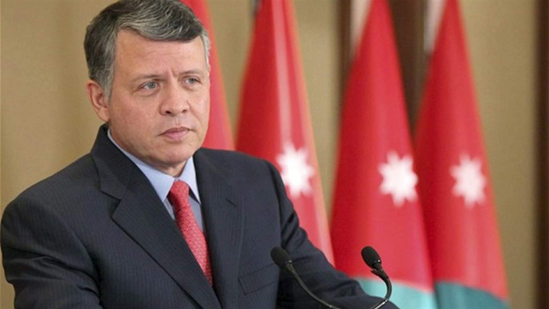 العاهل الاردني يؤكد لفالس ضرورة "حل سياسي شامل للازمة السورية"