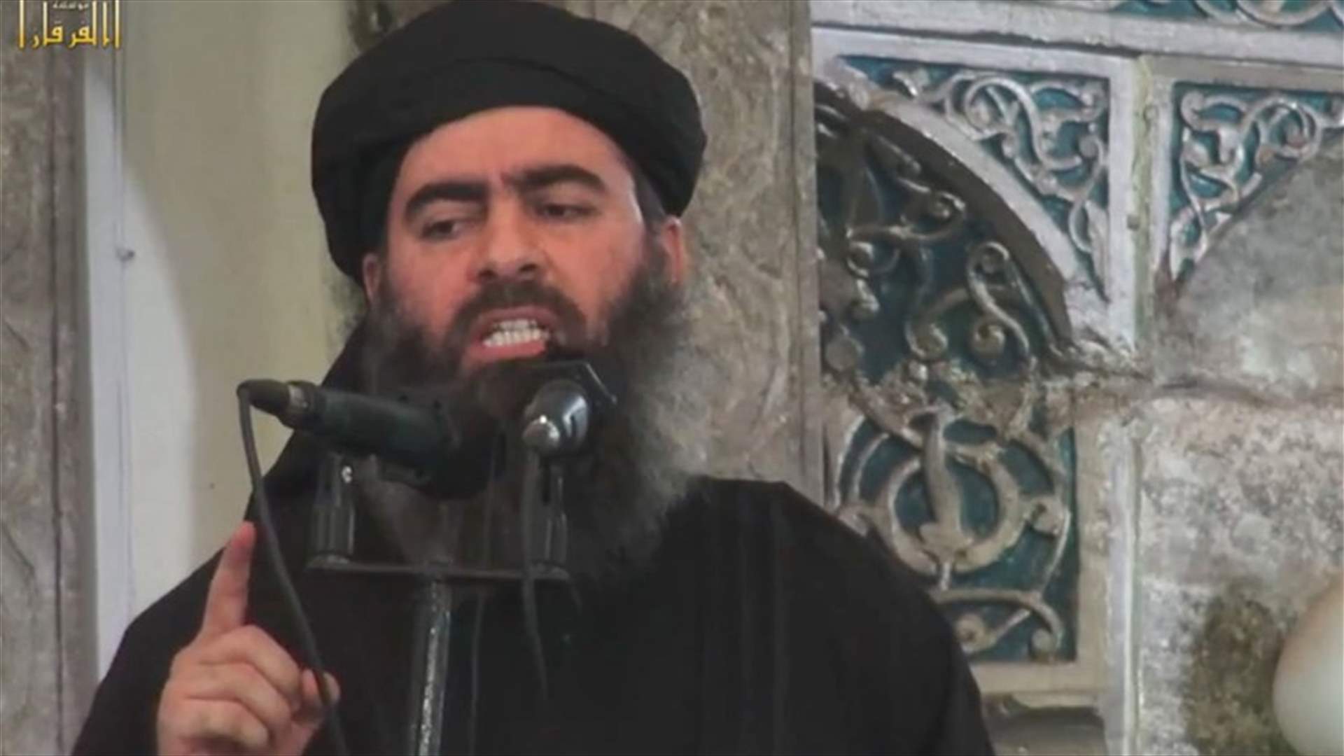 البغدادي لم يكن على الارجح في الموكب الذي تم استهدافه أمس