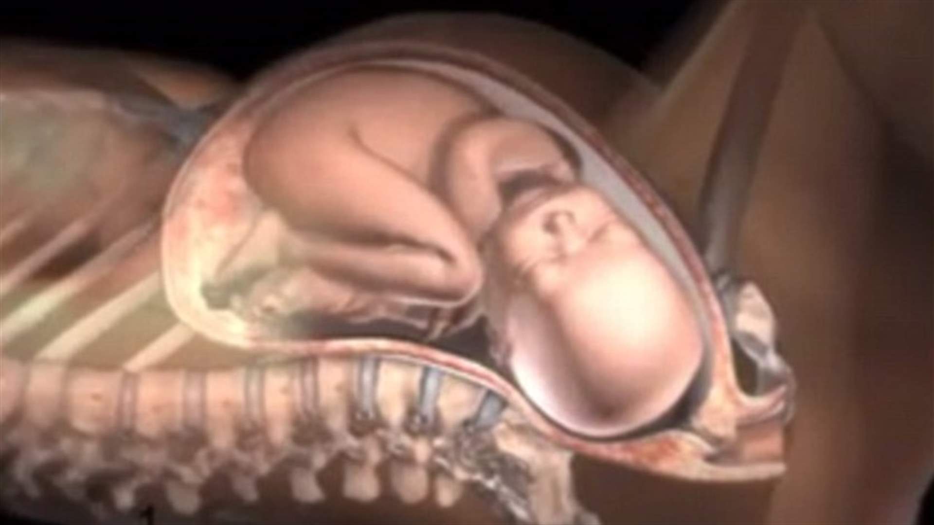 فيديو يُظهر كيف يتغيّر جسم المرأة أثناء الولادة