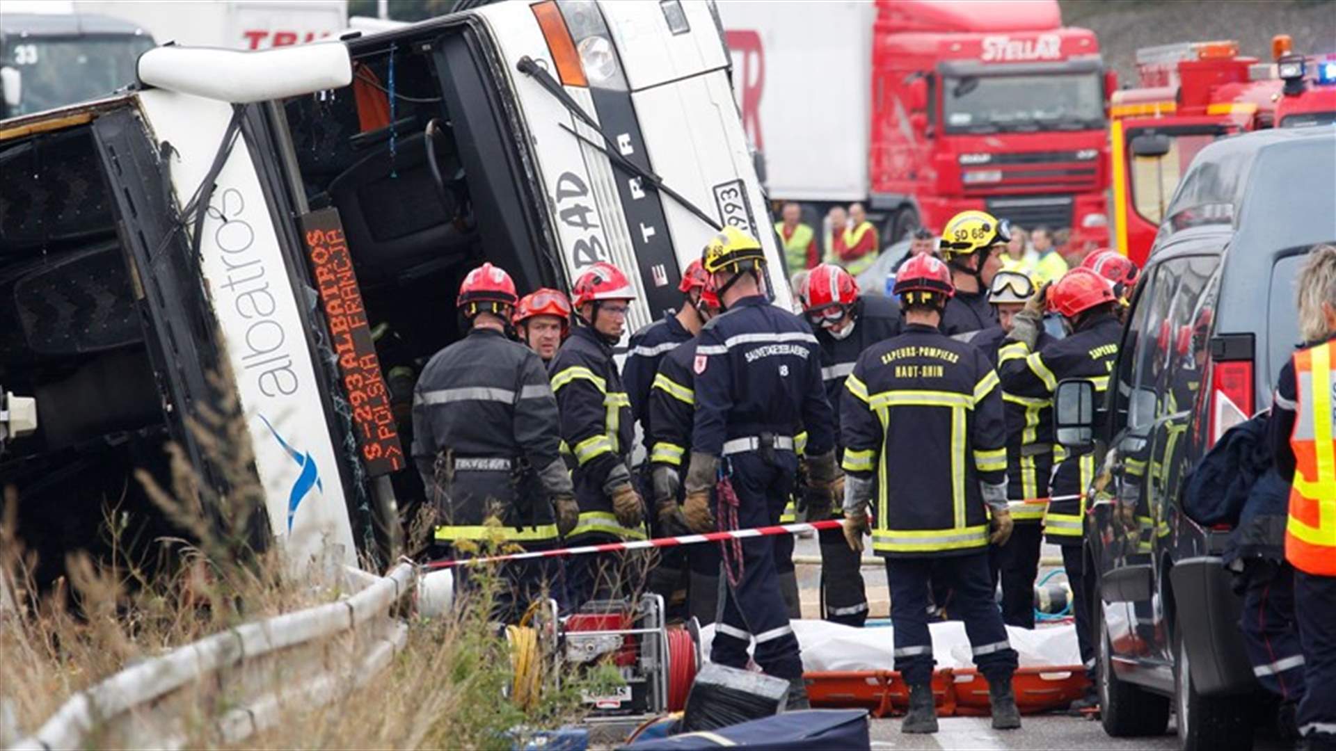 بالصورة: أكثر من 42 قتيلاً في حادث سير في فرنسا