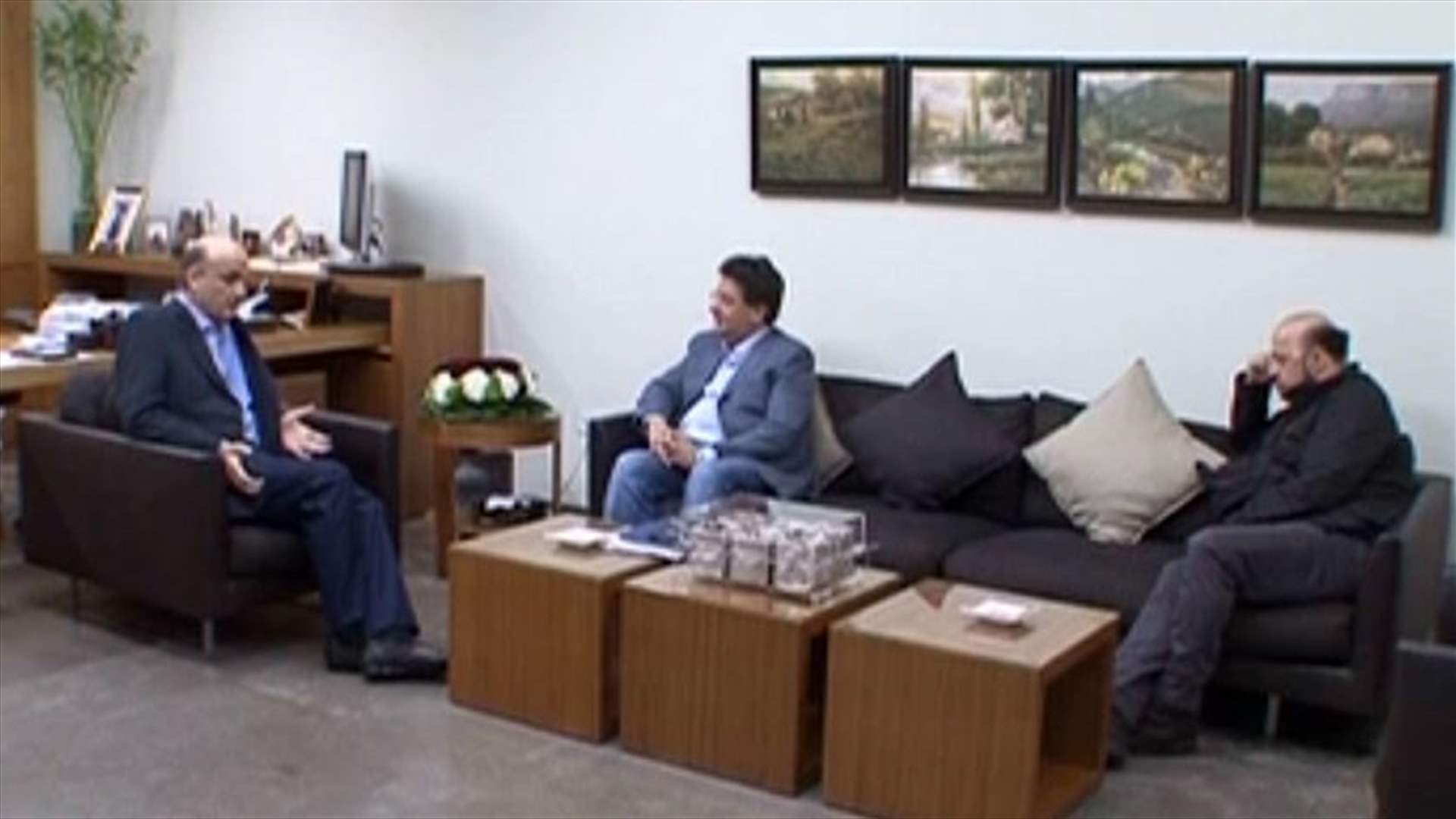 MP Kanaan meets with Geagea in Maarab