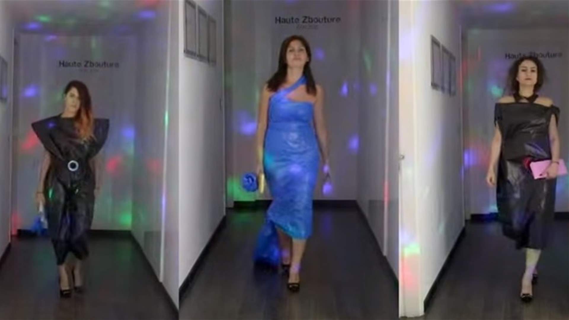 Lebanese Youths Don Trash Bag Couture To Counter Miserable Living Conditions