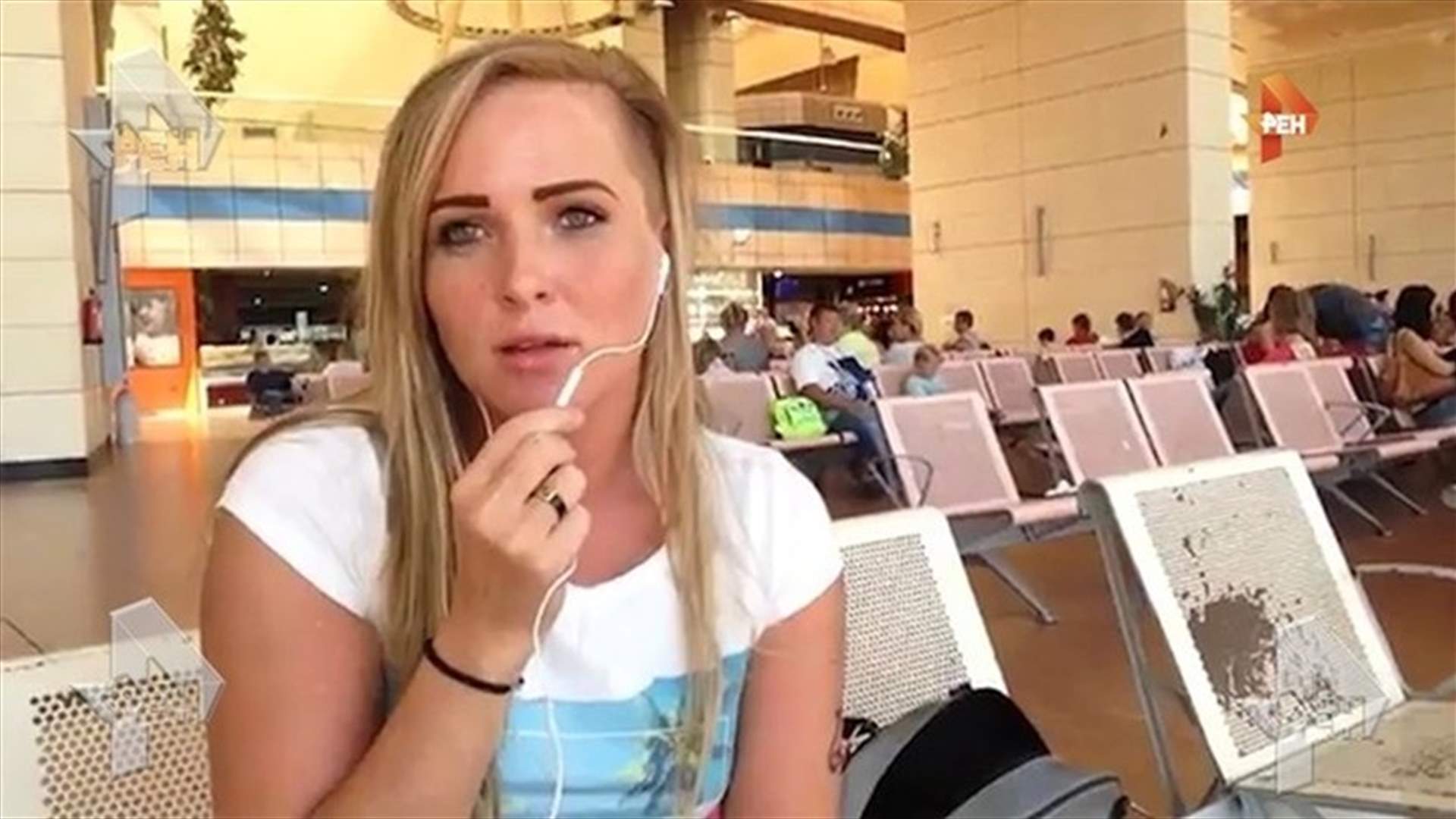 بالفيديو: غيّرت رأيها في اللحظة الأخيرة... فنجت من حادثة الطائرة الروسية