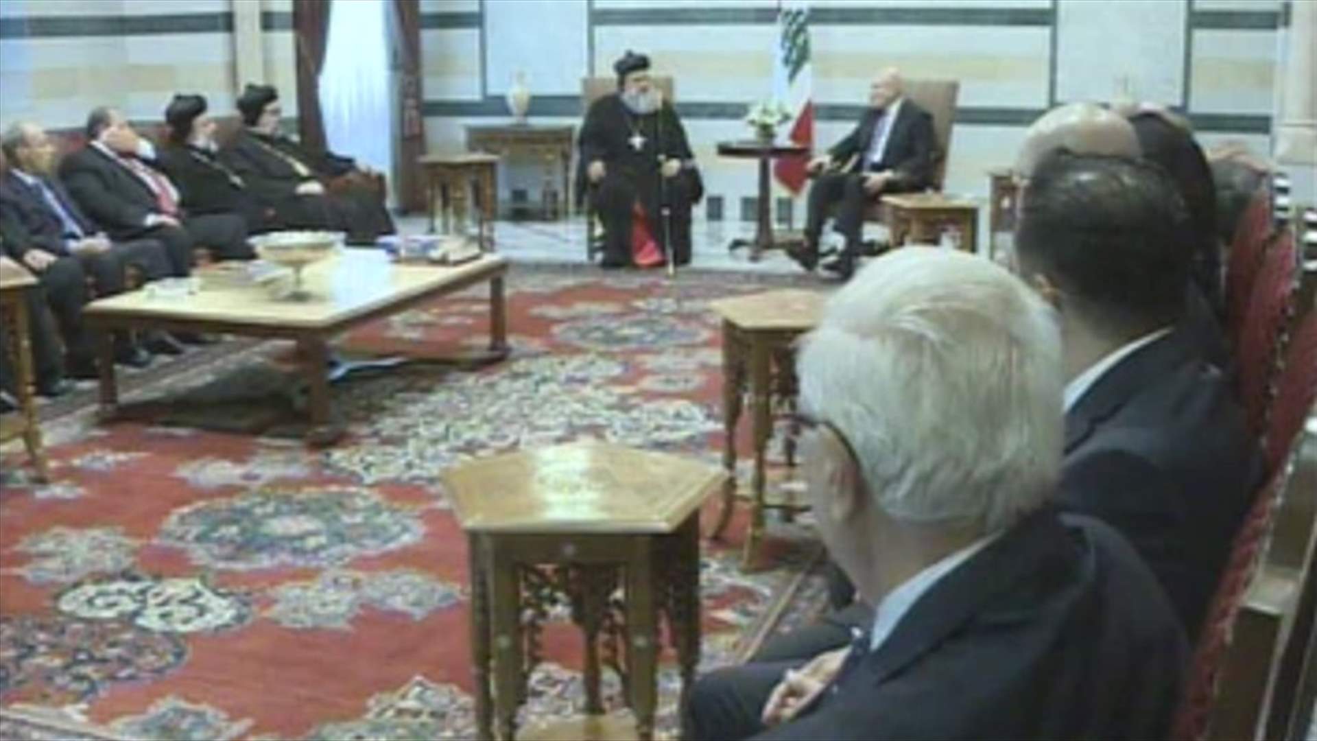 البطريرك افرام الثاني زار سلام وبري ودريان والراعي وحسن وقبلان
