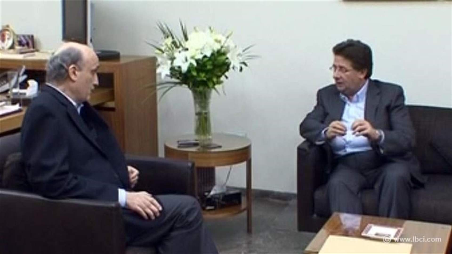 LF’s Geagea meets with MP Kanaan in Maarab 