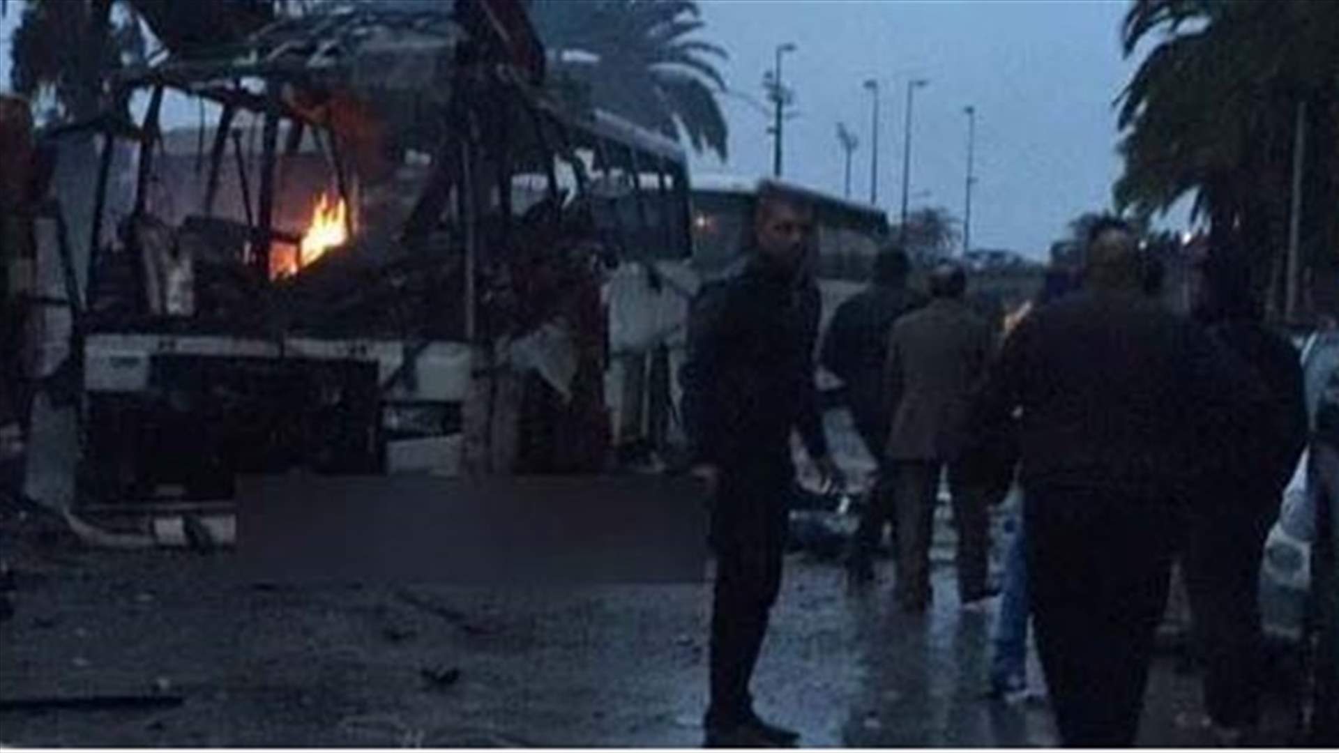 At least 11 dead in attack on Tunisia military bus