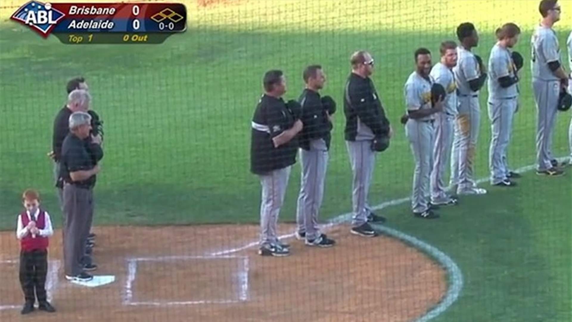 [VIDEO] Boy Sings National Anthem While Struggling with Hiccups