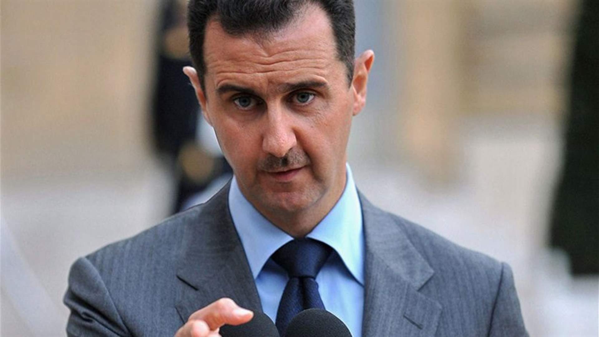 Syria's Assad says his enemies increasing support for insurgents