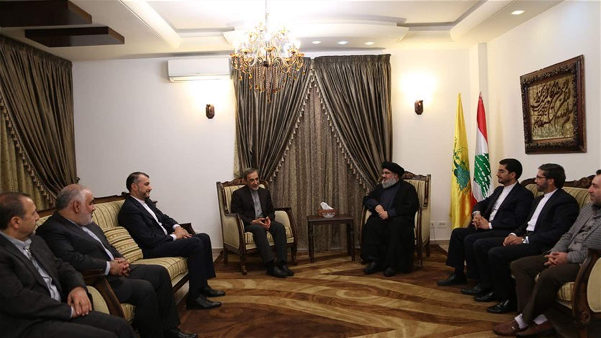 Hezbollah’s Nasrallah meets with top Iranian official 