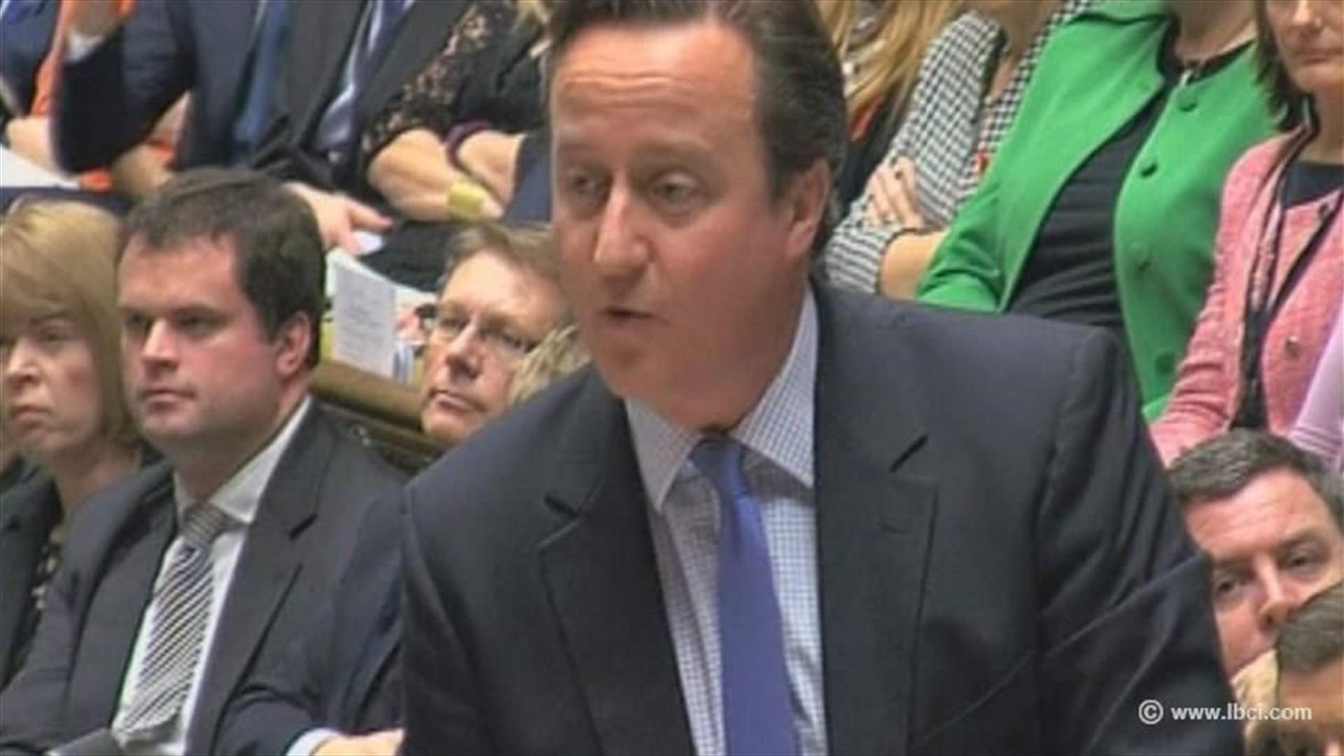 REPORT: Cameron urges UK parliament to back bombing of Islamic State in Syria    