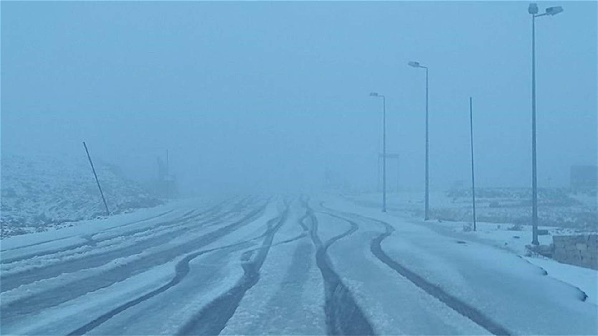 [PHOTOS] Snow covers ski slopes in Mzaar-Kfardebian