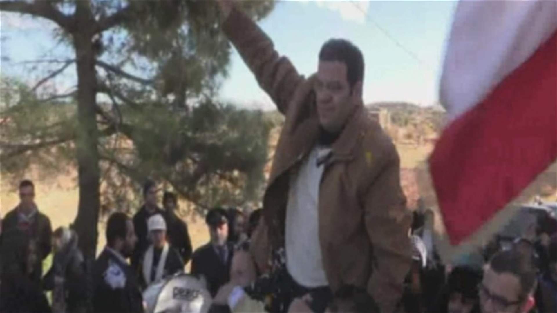 برقا البقاعية استقبلت ابنها المحرر بيار جعجع