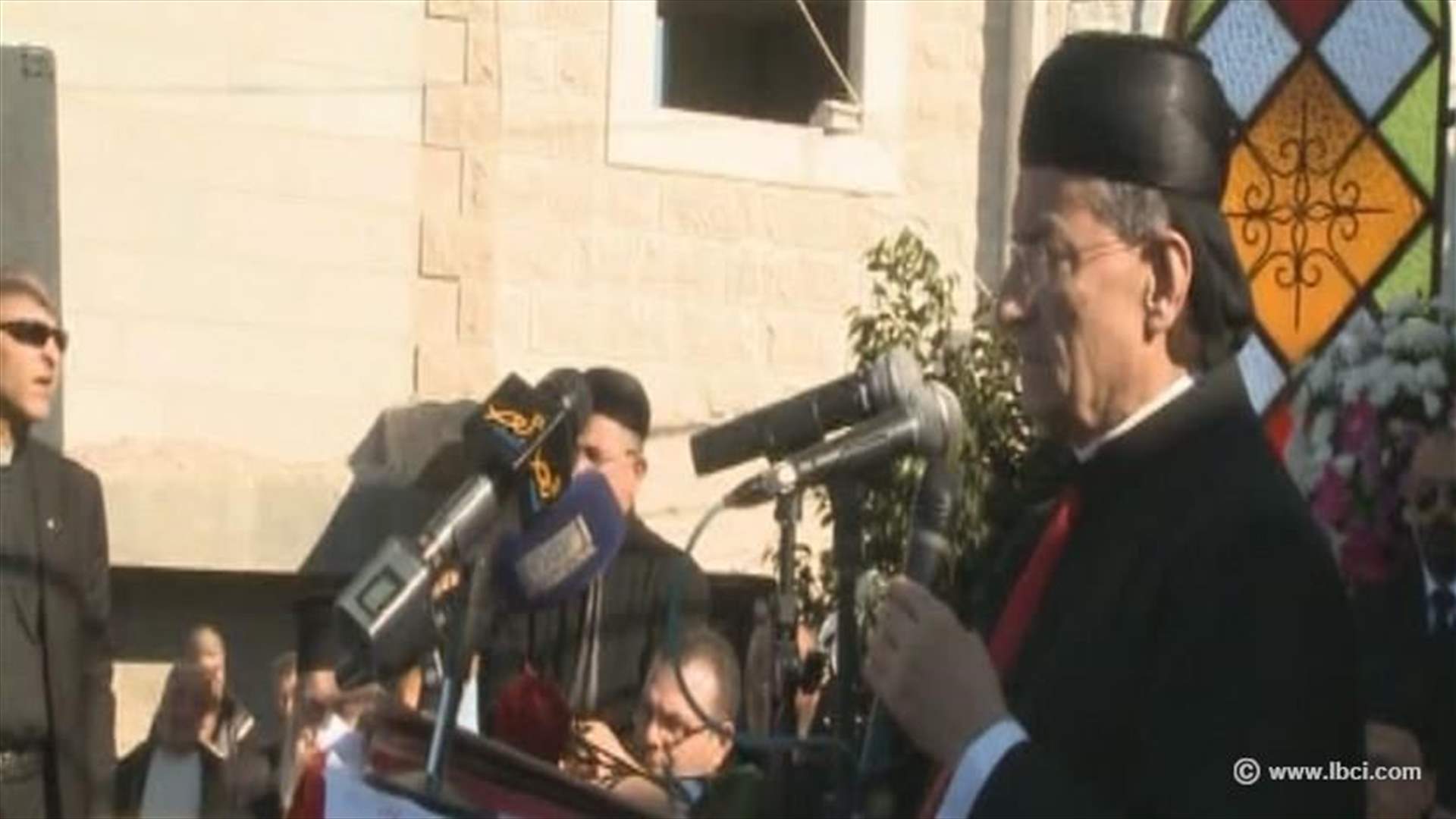 Patriarch Rai calls from Tartus for holding dialogue, ending Syria bloodshed
