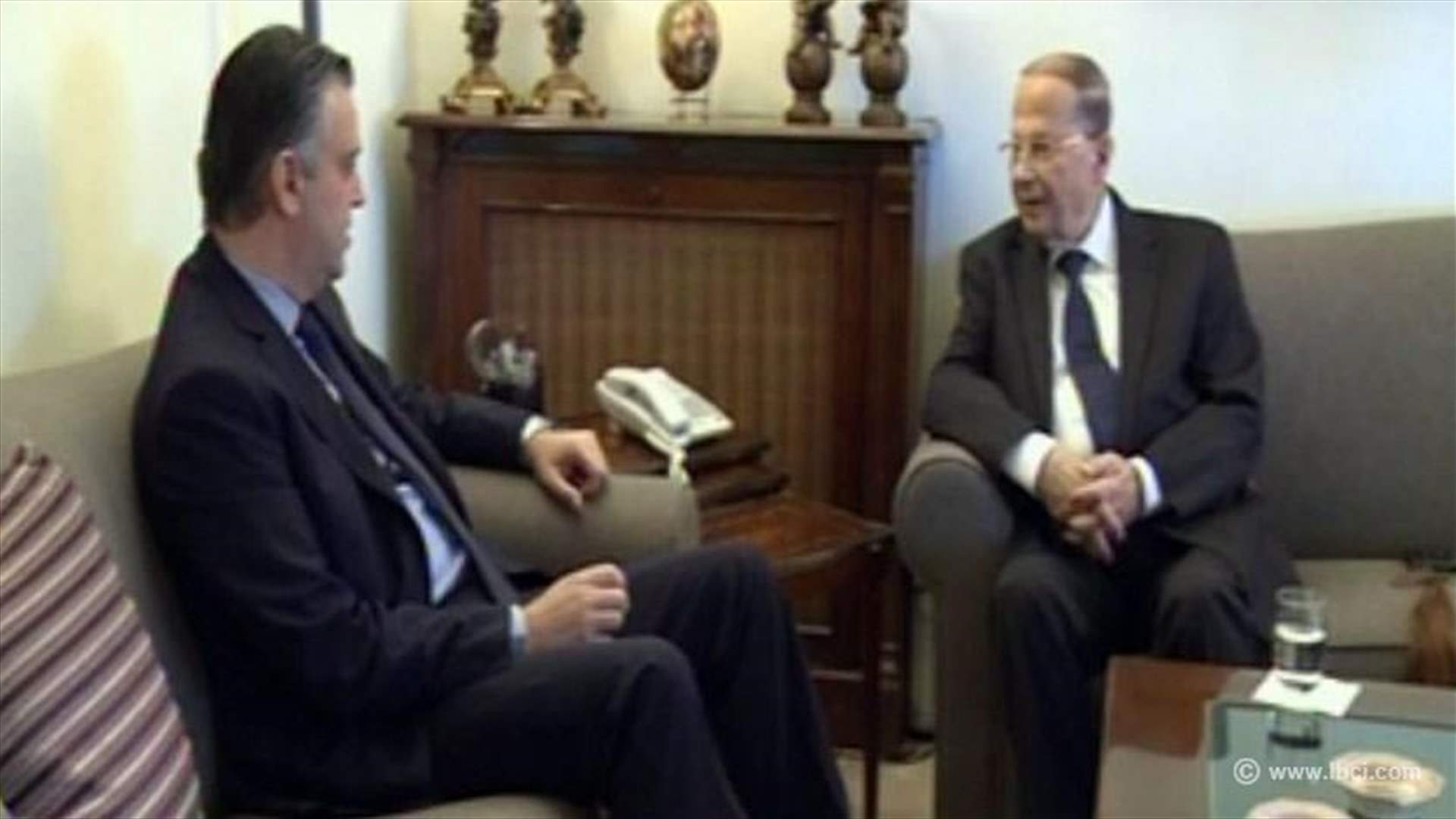 MP Hbeish visits MP Aoun in Rabieh